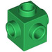 LEGO Grün Backstein 1 x 1 mit Bolzen auf Vier Sides (4733)