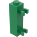 LEGO Verde Mattoncino 1 x 1 x 3 con Verticale Clips (Perno Solido) (60583)