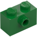 LEGO Grøn Klods 1 x 2 med 1 Stud på Side (86876)