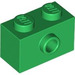 LEGO Grün Backstein 1 x 2 mit 1 Stud auf Seite (86876)