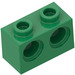 LEGO Grøn Klods 1 x 2 med 2 Huller (32000)