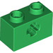 LEGO Green Brick 1 x 2 with Axle Hole (&#039;X&#039; Opening) (32064)