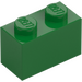 LEGO Green Brick 1 x 2 with Bottom Tube (3004)