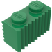 LEGO Green Brick 1 x 2 with Grille (2877)