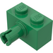 LEGO Green Brick 1 x 2 with Pin without Bottom Stud Holder (2458)