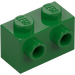 LEGO Vert Brique 1 x 2 avec Tenons sur Une Côté (11211)