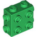 LEGO Groen Steen 1 x 2 x 1.6 met Kant en Einde Studs (67329)