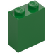 LEGO Green Brick 1 x 2 x 2 with Inside Stud Holder (3245)