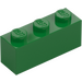 LEGO Green Brick 1 x 3 (3622)