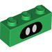 LEGO Green Brick 1 x 3 with Eyes (3622 / 94035)
