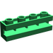 LEGO vert Brique 1 x 4 avec rainure (2653)