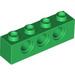 LEGO Grün Backstein 1 x 4 mit Löcher (3701)