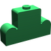 LEGO Green Brick 1 x 4 x 2 with Centre Stud Top (4088)
