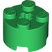 LEGO Green Brick 2 x 2 Round (3941 / 6143)