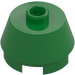 LEGO Green Brick 2 x 2 Round with Sloped Sides (98100)