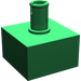 LEGO Green Brick 2 x 2 Studless with Vertical Pin (4729)