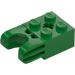 LEGO Green Brick 2 x 2 with Ball Joint Socket (67696)