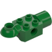 LEGO Green Brick 2 x 2 with Horizontal Rotation Joint and Socket (47452)