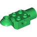 LEGO Grün Backstein 2 x 2 mit Horizontal Rotation Joint und Socket (47452)
