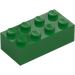 레고 녹색 벽돌 2 x 4 (3001 / 72841)