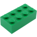 LEGO Green Brick 2 x 4 (3001 / 72841)