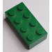 LEGO Groen Steen 2 x 4 (Eerder, zonder kruissteunen) (3001)