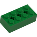 LEGO Green Brick 2 x 4 with Axle Holes (39789)