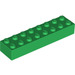 LEGO Grün Backstein 2 x 8 (3007 / 93888)
