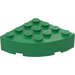 LEGO Groen Steen 4 x 4 Ronde Hoek (2577)
