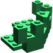 LEGO Green Brick 7 x 7 x 2.3 Turret Quarter (6072)