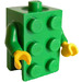 LEGO Green Brick Costume with Green Arms and Yellow Hands