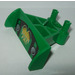 LEGO Green Car Spoiler 3 x 4 x 6 with Flame (30626 / 40589)