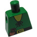 LEGO Green Castle Peasant Torso without Arms (973)