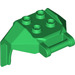 LEGO Groen Design Steen 4 x 3 x 3 met 3.2 Shaft (27167)