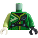 LEGO Green Digi Lloyd Torso (973)