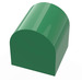 LEGO Green Duplo Brick 2 x 2 x 2 with Curved Top (3664)