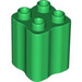 LEGO Vert Duplo Brique 2 x 2 x 2 avec Ondulé Sides (31061)