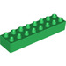 LEGO Groen Duplo Steen 2 x 8 (4199)