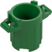 LEGO Green Dustbin with 4 Lid Holders (28967 / 92926)