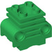 LEGO Groen Motor Cilinder met sleuven in de zijde (2850 / 32061)
