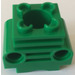 LEGO Groen Motor Cilinder zonder sleuven in zijde (2850)
