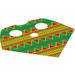 LEGO Vert Fabric Poncho avec Green et rouge Design (16479)