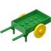 LEGO Green Fabuland Wheelbarrow (2 Wheels)