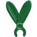 LEGO Verde Plumas Penacho con Clip (471 / 30127)