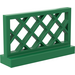 LEGO Groen Schutting 1 x 4 x 2 Lattice (3185)