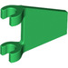 LEGO Groen Vlag 2 x 2 Angled zonder uitlopende rand (44676)