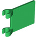 LEGO Groen Vlag 2 x 2 zonder uitlopende rand (2335 / 11055)