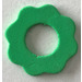LEGO Green Foam Flower Small 3 x 3 with hole in center
