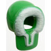 LEGO Green Fur-Lined Hood with White Fur (30287)