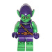 LEGO Grønn Goblin med Lysegrønn Skin og Gresskar Belte Minifigur